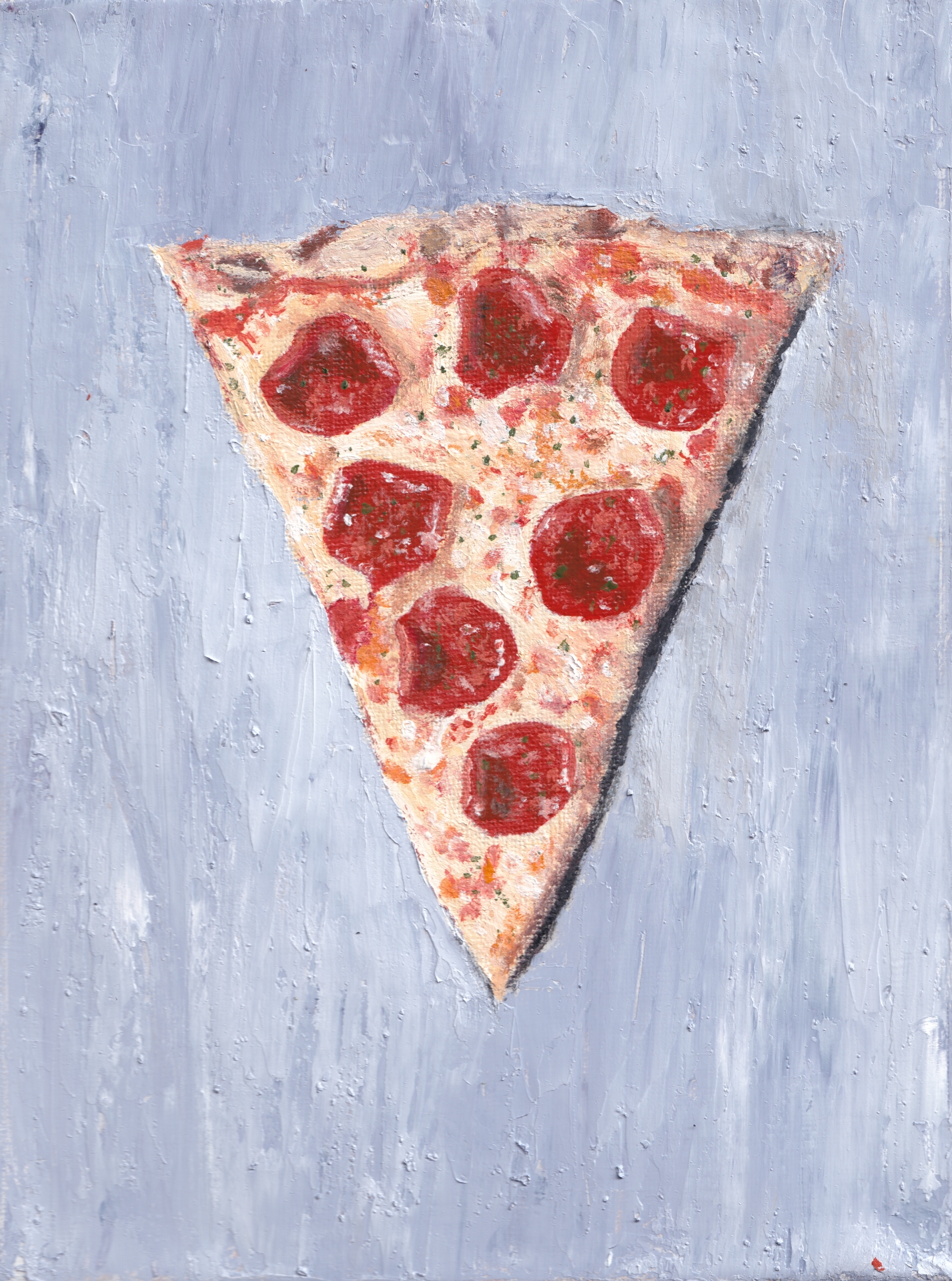 Malerei pizza pop art Gemälde Essen Lebensmittel Kunst auf Holz Ölgemälde Rems Murr Kreis Sulzbach an der Murr Alice Obermeier